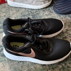 Nike Black and Pink Athletic Shoes